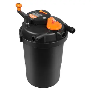 VEVOR Bio Pressure Pond Filter, TikTokShopBlackFriday, Up to 2000 Gallons, with 13W UV-C Light, 1840 GPH, Pressurized Biological Pond Filter System Filtration Equipment for Fountain Pool, Koi Fish Aquarium Tank Garden Water