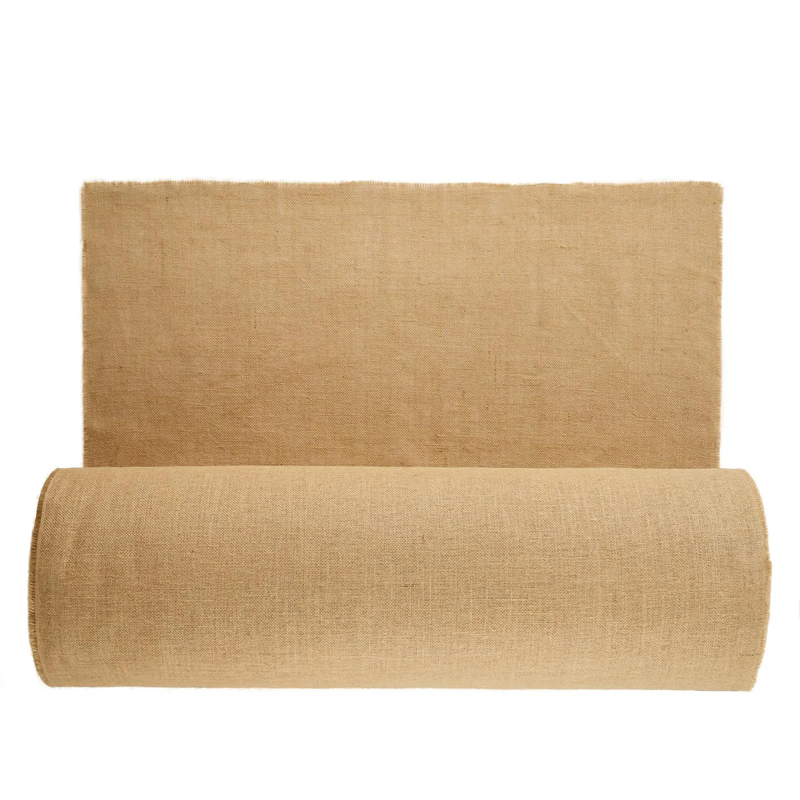 【Summerfinds】VEVOR Burlap Fabric Roll, 40” x 300 ft & 50 x 50 High Density Wide Natural Burlap Fabric Rolls, Jute Fabric Burlap Tree Wrap Roll, for Decor, Crafts, Wedding, Gardening, Plant & Tree Winter Covering
