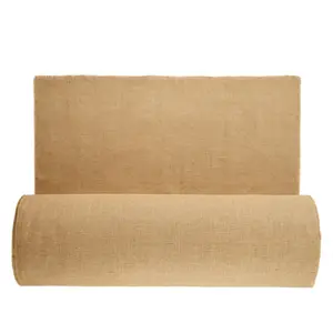 【Father's Day】VEVOR Burlap Fabric Roll, 40” x 300 ft & 50 x 50 High Density Wide Natural Burlap Fabric Rolls, Jute Fabric Burlap Tree Wrap Roll, for Decor, Crafts, Wedding, Gardening, Plant & Tree Winter Covering