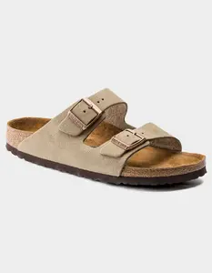 BIRKENSTOCK Arizona Soft Footbed Womens Taupe Sandals