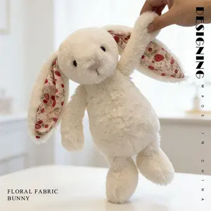 Plush Toy Rabbit Stuffed Animals Multicolor Festive Gift, Cute Cartoon Doll Birthday Present, Day Celebration Item