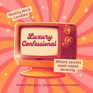 Luxury Confessional holiday candle xmas gift