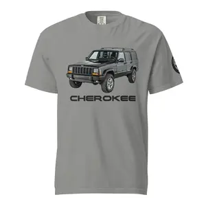 Black "Cherokee" Tee w/ XJ Preservation Society Sleeve