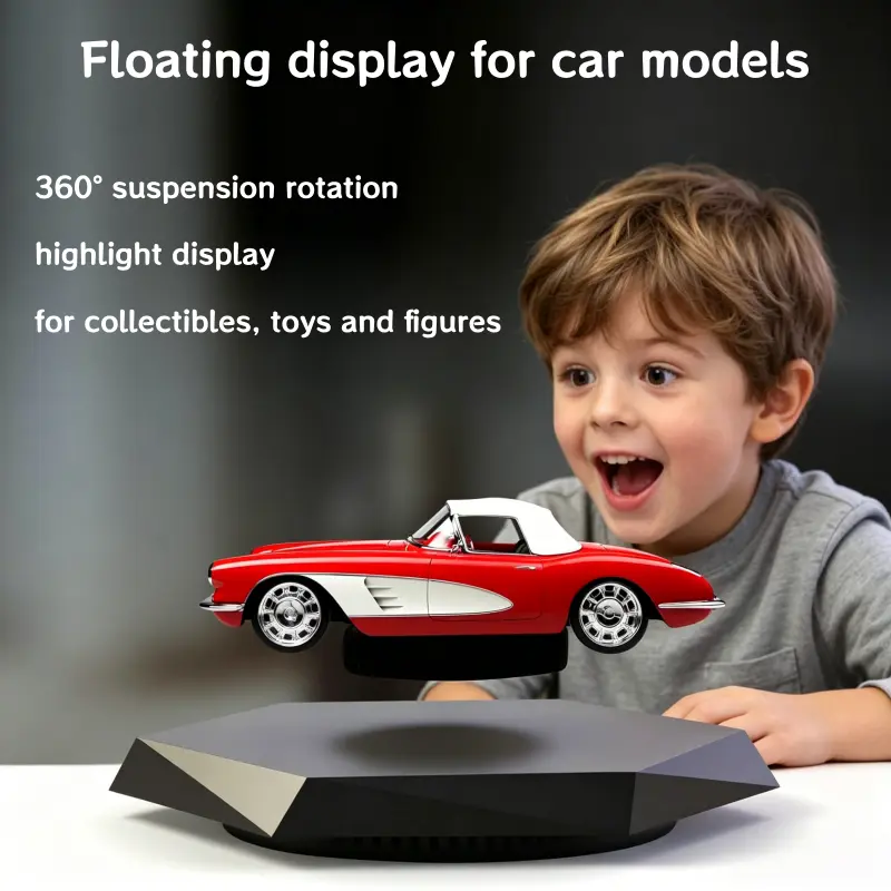 Magnetic Levitating Display For Collectibles And Car Models Floating Display For Toys And Figures Hovering Platform Holder For Home Decor