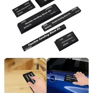 7/12 Piece Multi-Functional Grinding Stone Set, Eva Sanding Blocks, Ideal for Home, Woodworking and Car Body Polishing