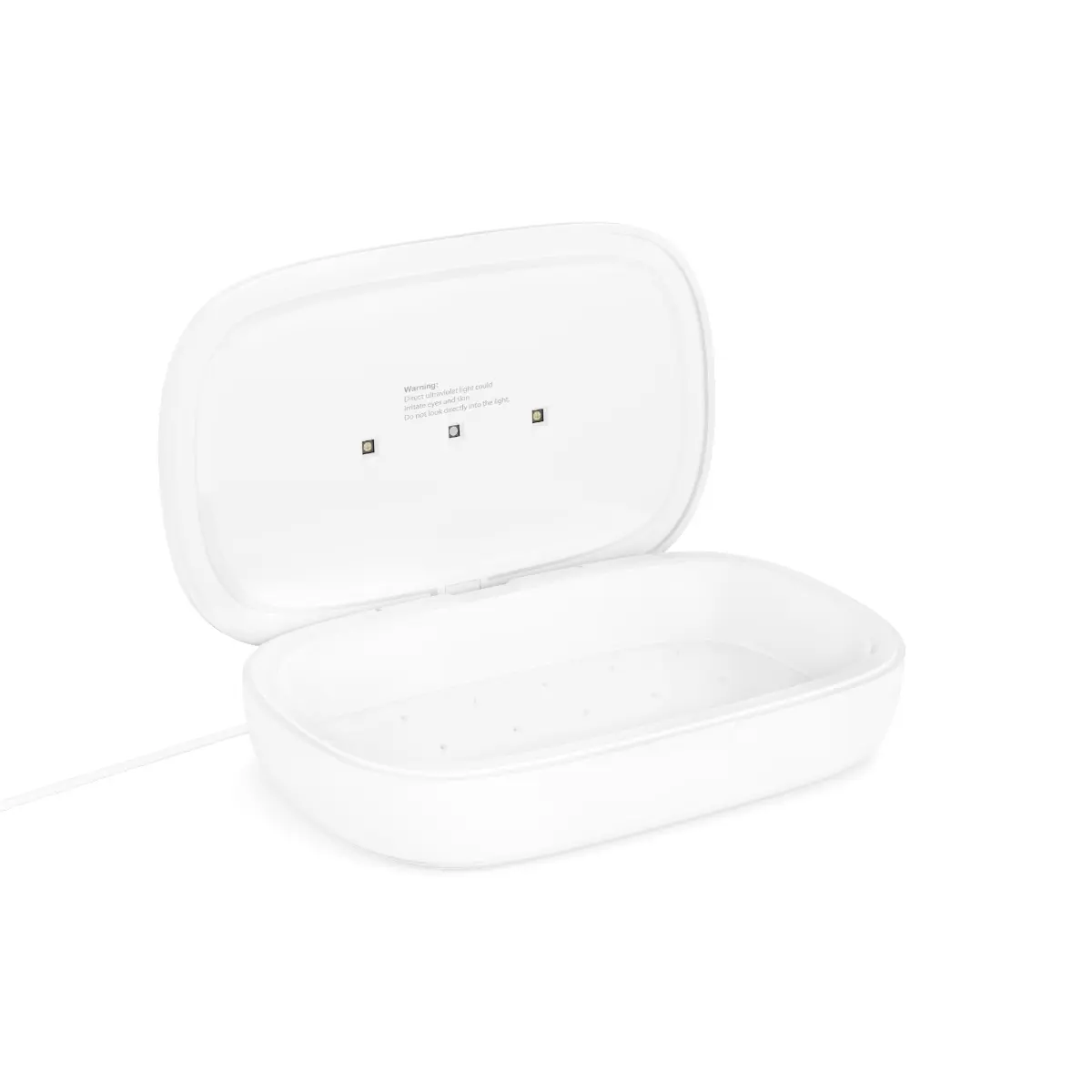 2-1 UV Phone Sanitizer and Wireless Charging Pad. 90 seconds. Plastic Smartphone Portable Charger Cellphone Mobile Electronic