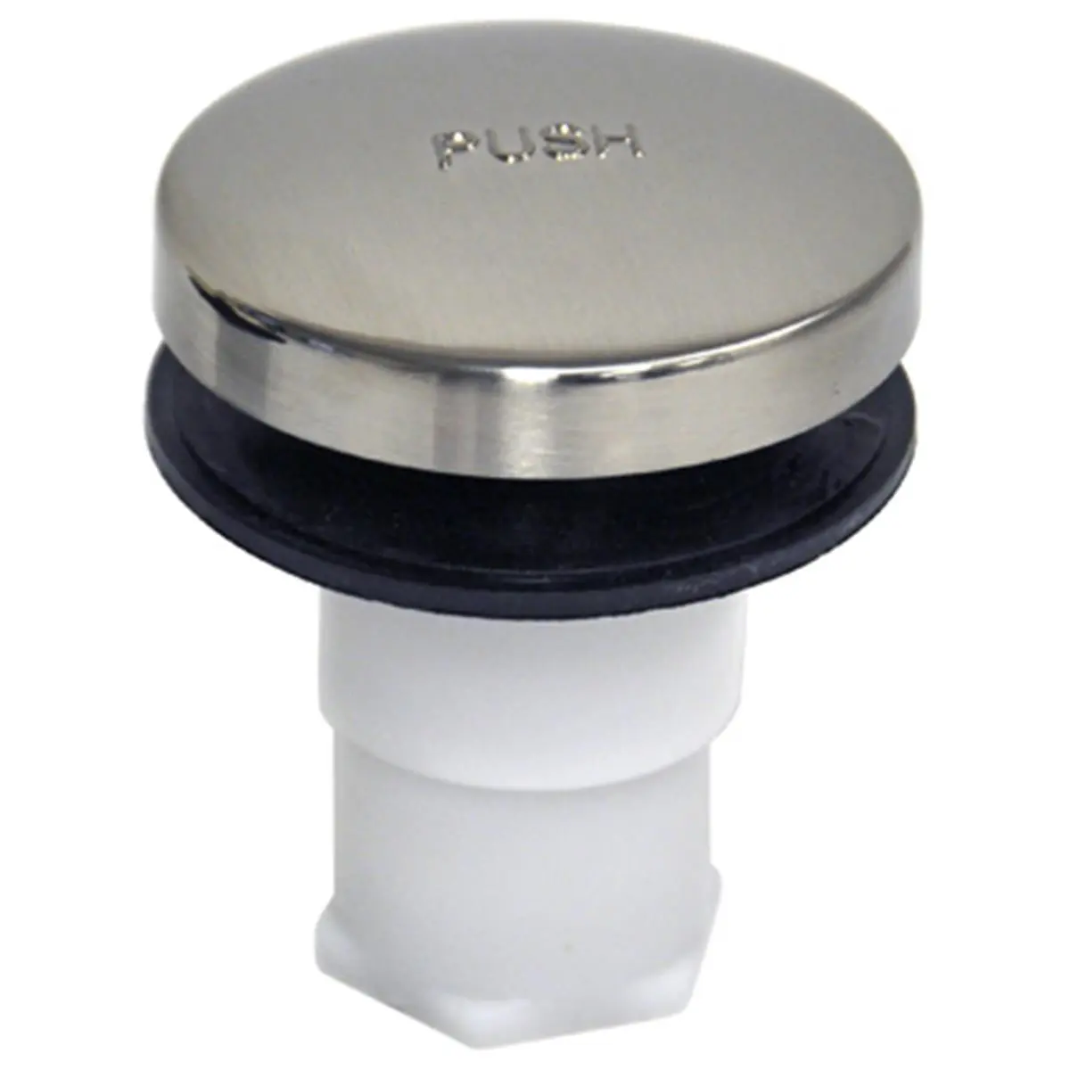 Danco Stud Touch-Toe Tub Stopper, Brushed Nickel Evershine Finish (Resists Tarnishing), 0.16 lbs, 2.12x3.87x4.87 in Dimensions