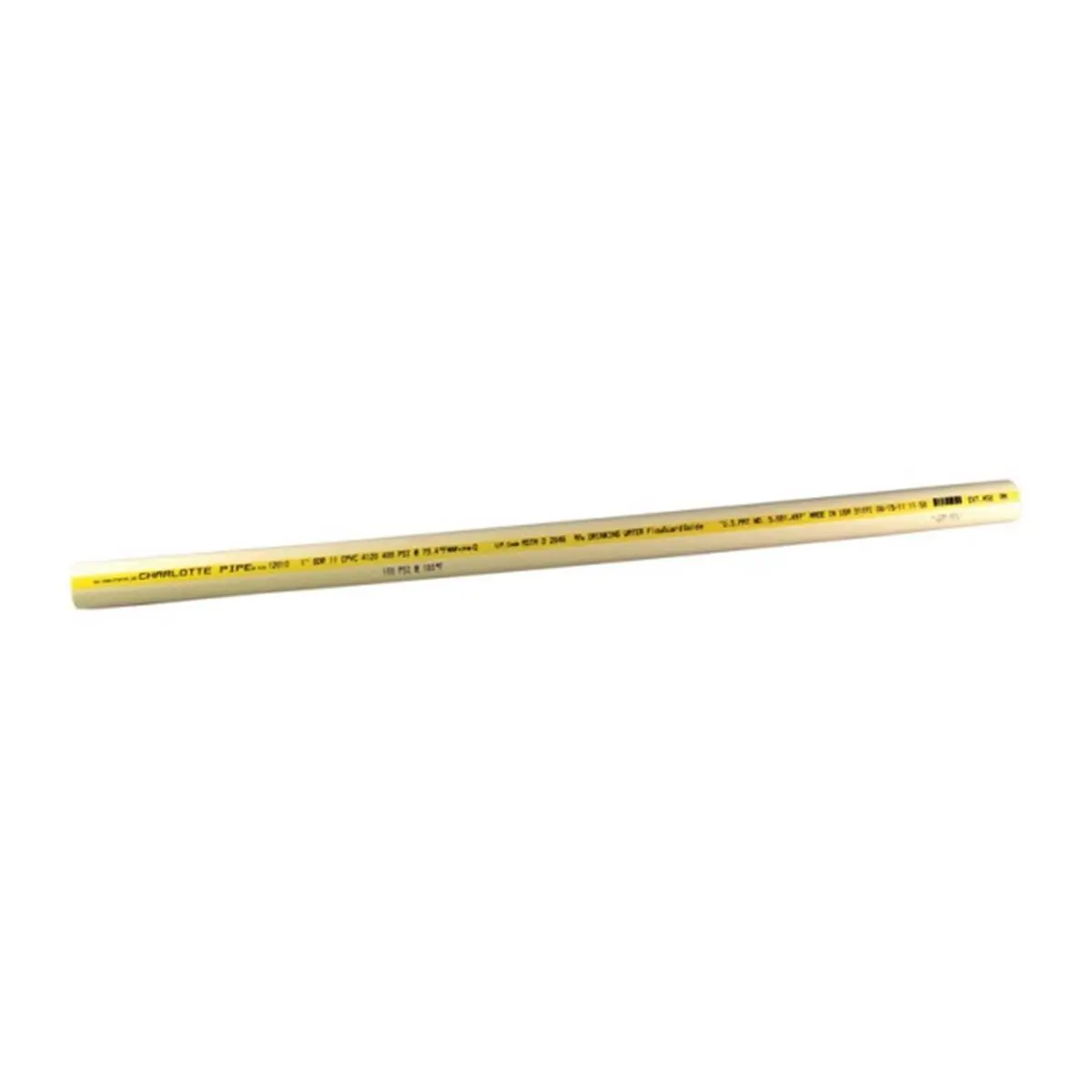 B & K CTS120050200 0.5 in. x 2 ft. CPVC Pipe, Water Pipe, Cpvc Material, Flowguard