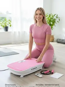 Aerilon Multi Functional Vibration Plate Exercise Machine with Sleek Design For Full Body Workout Home Gym Fitness Equipment