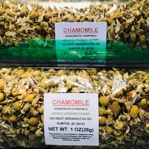 Organic Chamomile Tea/flowers 1oz or 2oz - Herbal Beverage Organic Chamomile Tea/flowers 1oz or 2oz - Herbal Beverage