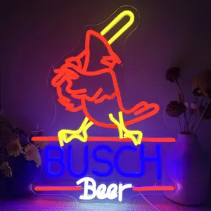 Neon Sign, USB Powered LED Beer Sign, LED Ambient Light, Wall Hanging Commercial Sign for Beer Pub Bar Winery Game Room Club Birthday Party