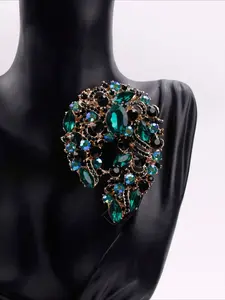 New Fashion Rhinestone Brooch, Simple Elegant Design, Clothing Accessory Pin, Stylish Jewelry for Women, Perfect Gift Idea