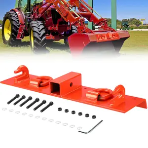 【GARVEE】Tractor Grab Hooks Heavy Duty Bolt On Compact Tractor Bucket Hooks 2" Receiver Compatible with John Deere 1025R 2320 2520 2720 2025R 2032R 2038R 3032E 4010 4100 4110 4115 (4100Z)