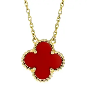 Pre-owned Van Cleef & Arpels Vintage Alhambra Pendant Necklace