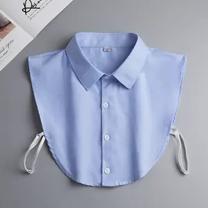 Women's Fake Collar, Minimalist Solid Color Casual Versatile Shirt Pointed Collar, Essential for Office & Commute Outfits