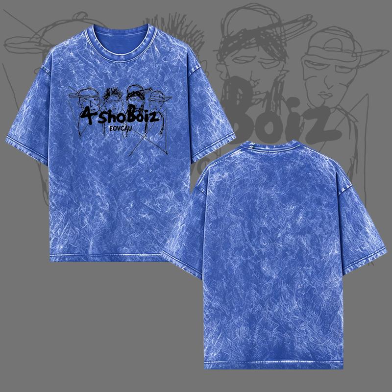 [EOVCAU][Sale Up To 60%]Lngshot Kpop Boy Group Shirt, Gen 5 Kpop shirt, Kpop Inspired T-Shirt, Gift for Women Men，4shoBoiz Vintage Acid Wash Oversized Tee - Streetwear Hip-Hop Sketch Graphic T-Shirt，Y2K Aesthetic Rap Group Graphic Tee #HipHopStreetwear