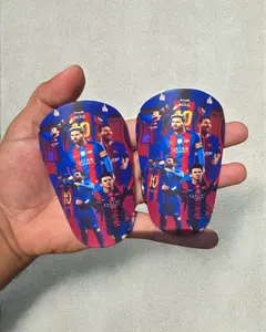 MINI Messi Comp Barca Shin Guards - Perfect Protection for Soccer Players