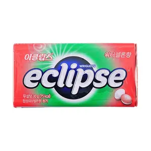 Eclipse Chewing Gum - Sugar-Free Mint & Watermelon Flavor, 30g Pack - Fresh Breath, Invigorating, Soothing Throat - K-Pop Star Byun Woo Seok's Favorite