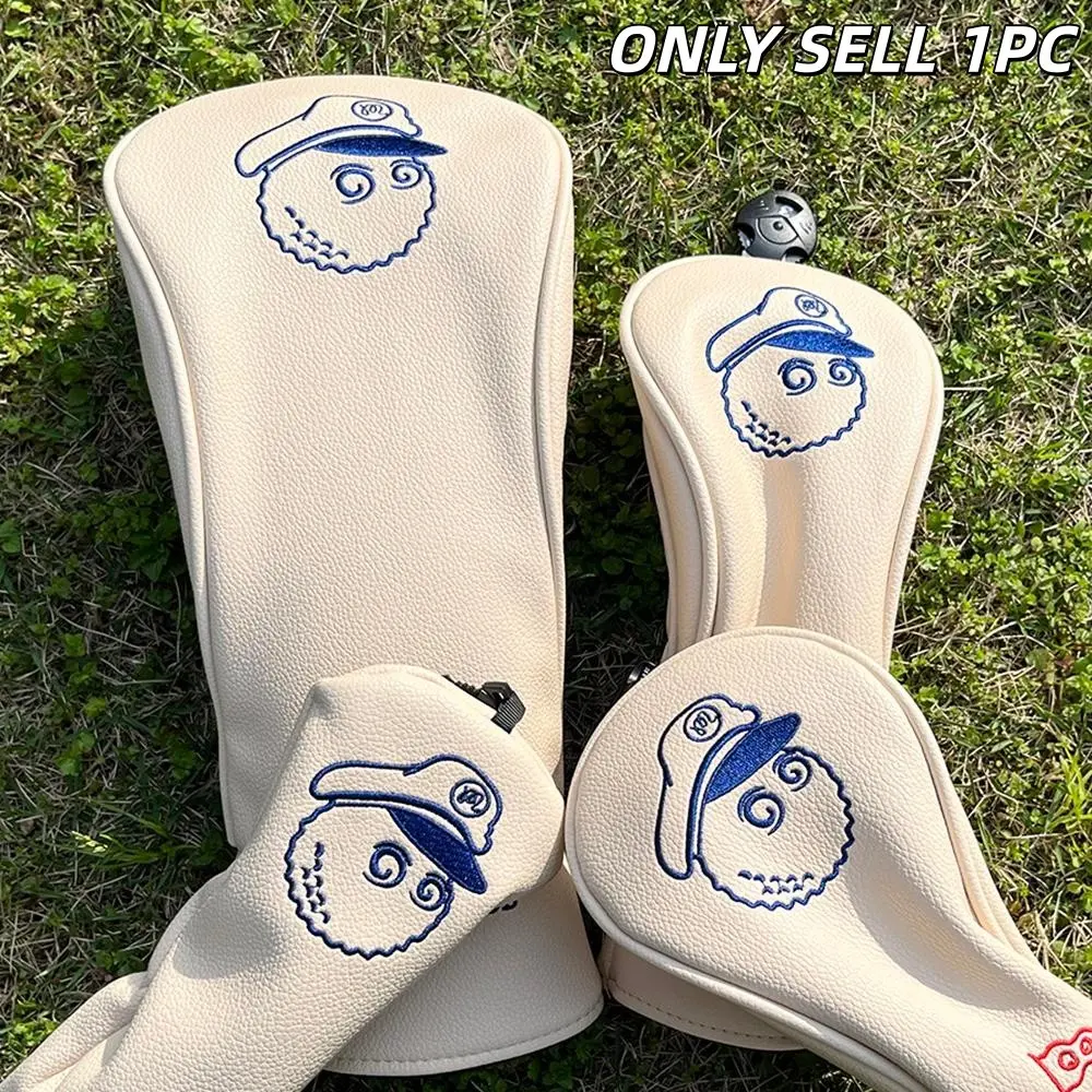 Durable Golf Club Protective Cover, Dust-Proof Cartoon Fisherman Series Accessory, Optimal Protection for Your Golf Clubs, Golf Accessories