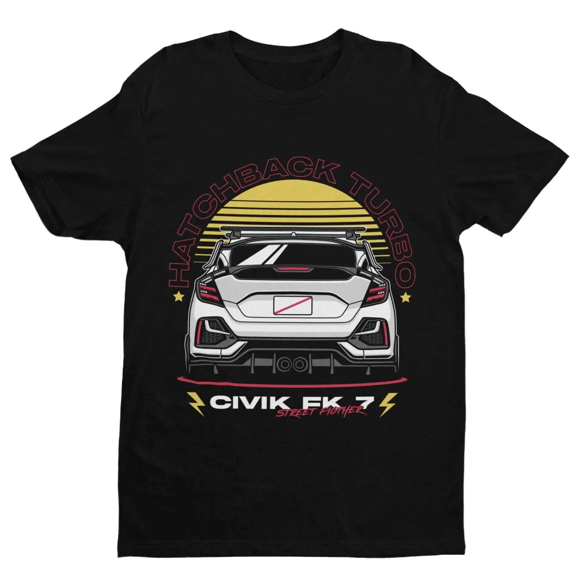 Civic FK7 Hatchback Turbo JDM Car T-shirt Sweatshirt Hoodie Car Enthusiast Lover Tee