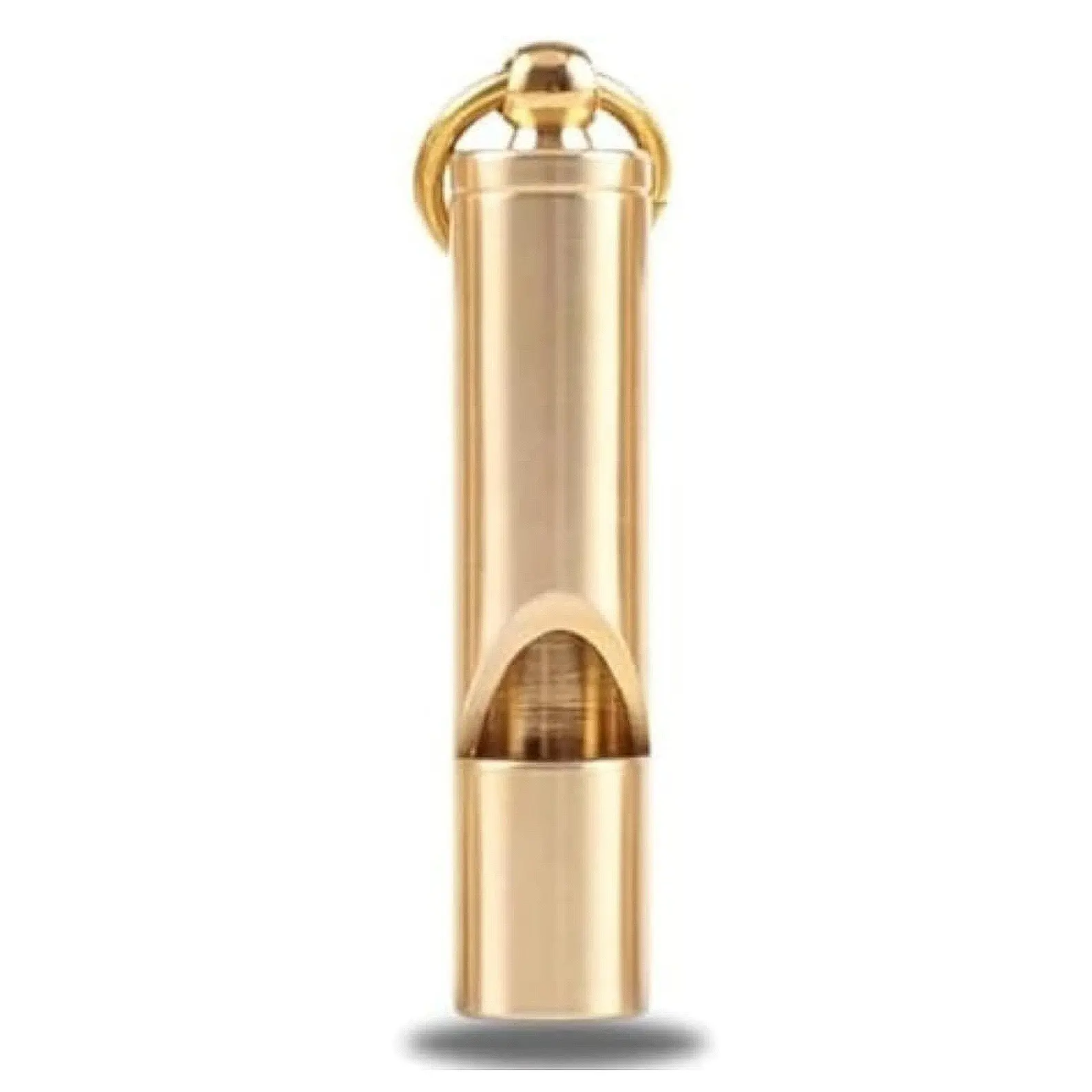 Loudest Brass Whistle 125db+ Premium Emergency Whistle for Outdoor Survival with Key-Chain or Neck Carry Ideal for Post-Disaster Emergencies