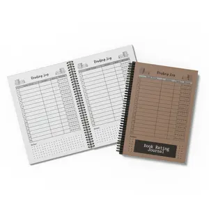 Reading Diary Notebook Set, Spiral Binding Design, Ideal for Tracking Reading Progress, Must-Have for Book Lovers and Enthusiasts, Spiral Notebook Journal