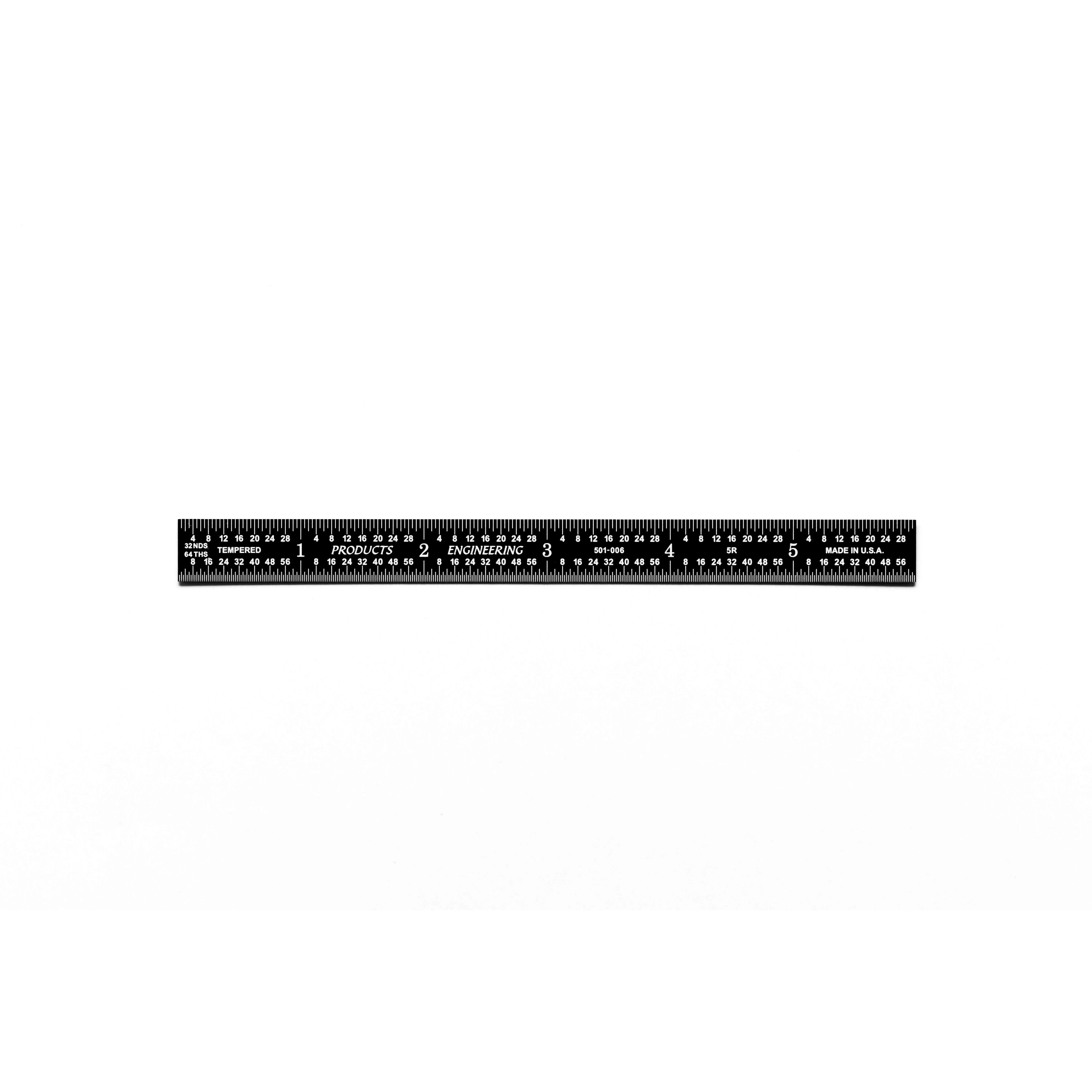 Black Chrome Flexible Rulers