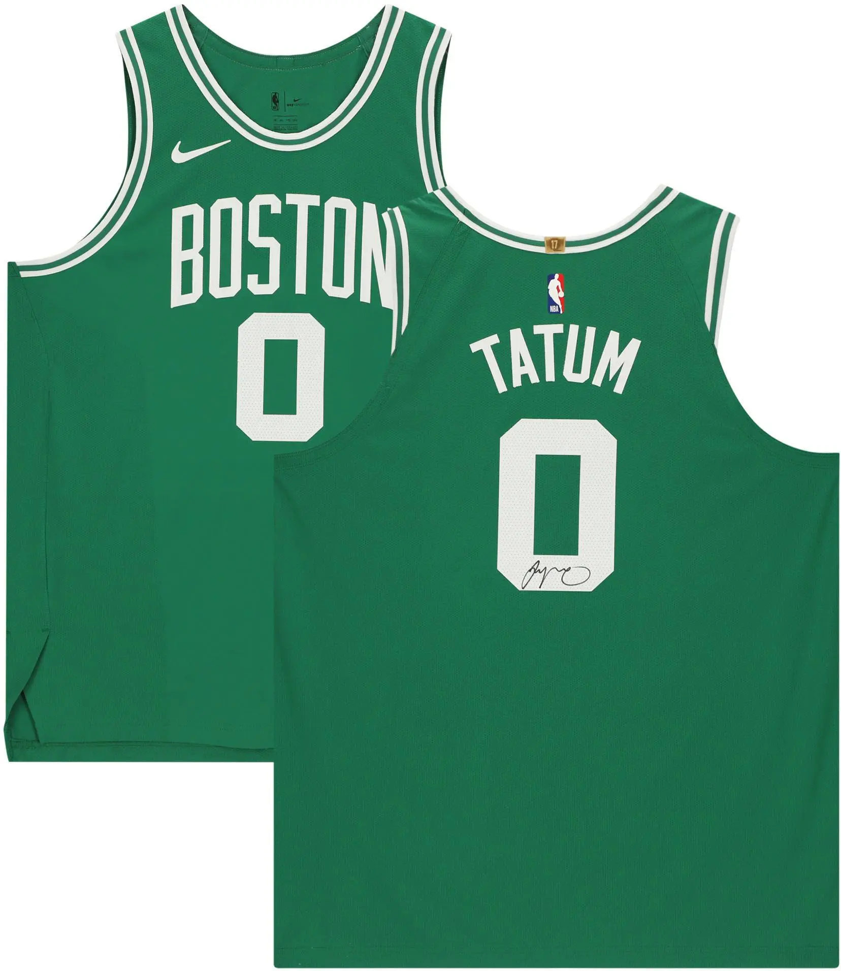 Jayson Tatum Boston Celtics Autographed 2020-21 Green Icon Nike Authentic Jersey - Fanatics Authentic Certified