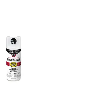 12 oz. Custom Spray 5-in-1 Satin White Spray Paint
