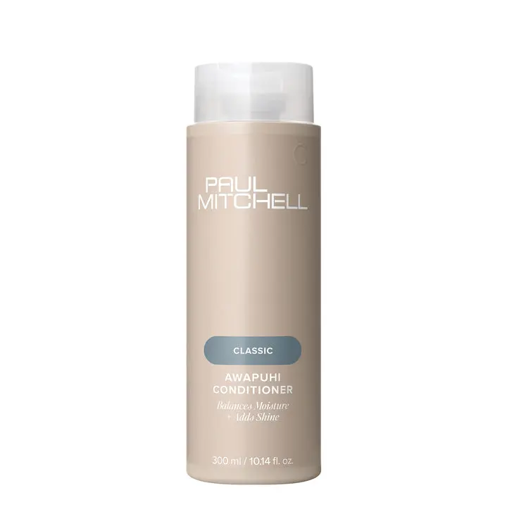 Paul Mitchell Awapuhi Haircare Conditioner - Lightweight Moisturizer for All Hair Types, Hydrating Formula Adds Shine, Smooth Finish with Cucumber & Floral Fragrance (Shampoo & Conditioner Companion), Detangling, Youth, Plastic Bottle, Cruelty Free