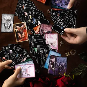 Butterfly Print Poker Cards Set, Card Deck, 54 Pieces Per Box, Ideal for Family Gatherings & Fun Entertainment Tools, Perfect for Card Games