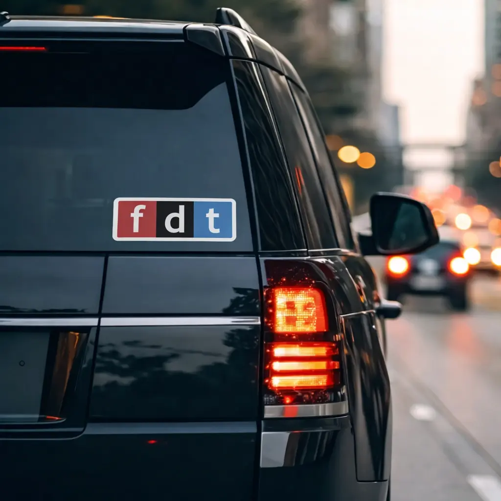 FDT Sticker | Foxtrot Delta Tango | NPR Parody Sticker