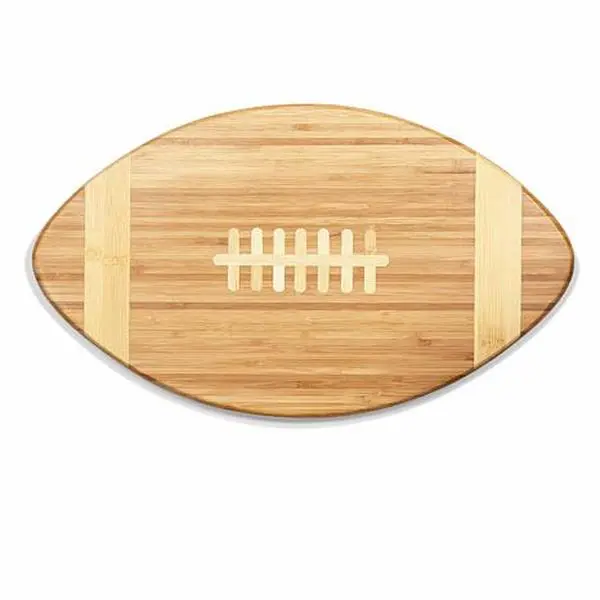 Picnic Time Touchdown! Football Cutting Board & Serving Tray, Bamboo