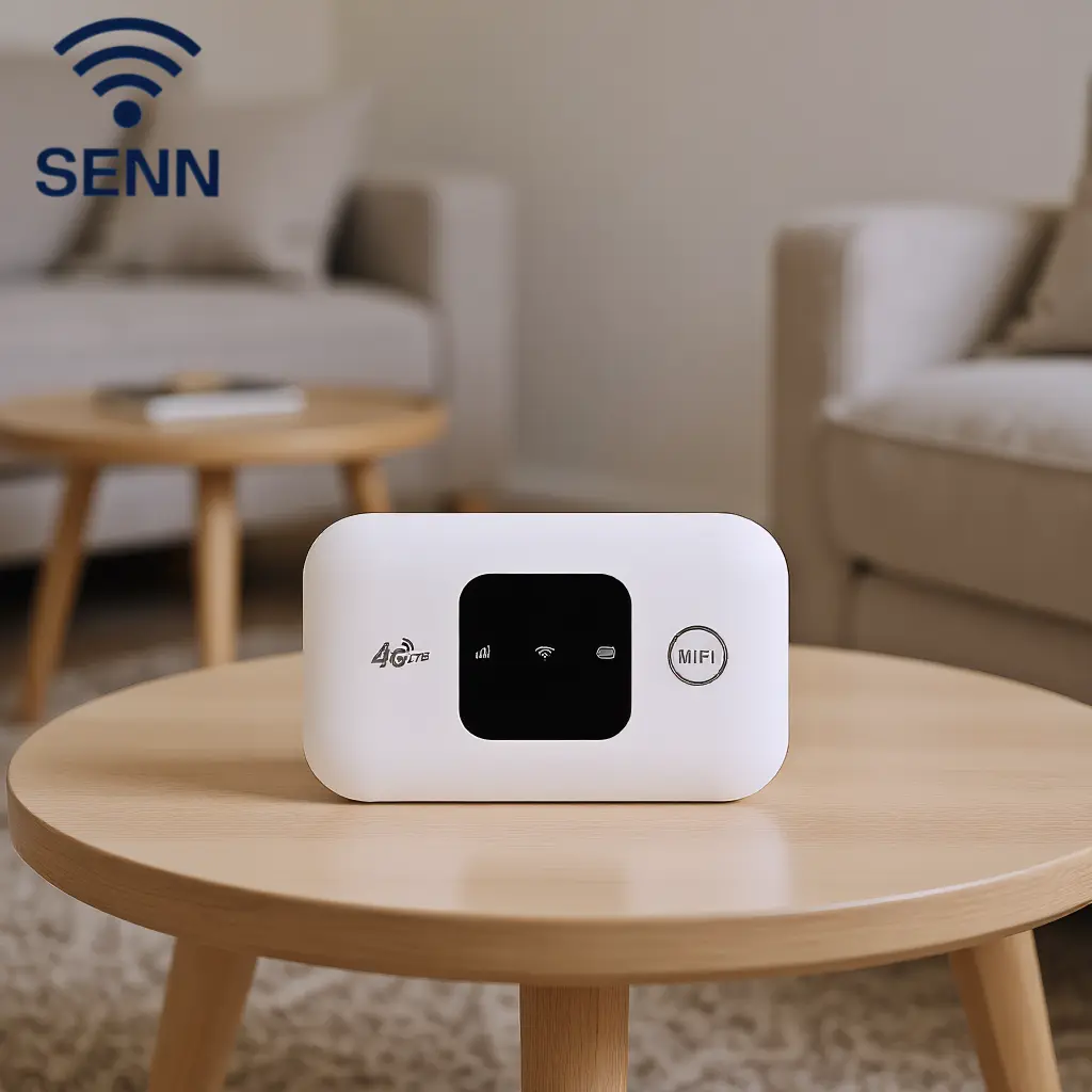 SENN  Multi-Device Portable WiFi Hub - Connect Smartphones,SIM Plug-in card wifi- Laptops, Tablets & Cameras Simultaneously with Stable 4G LTE
