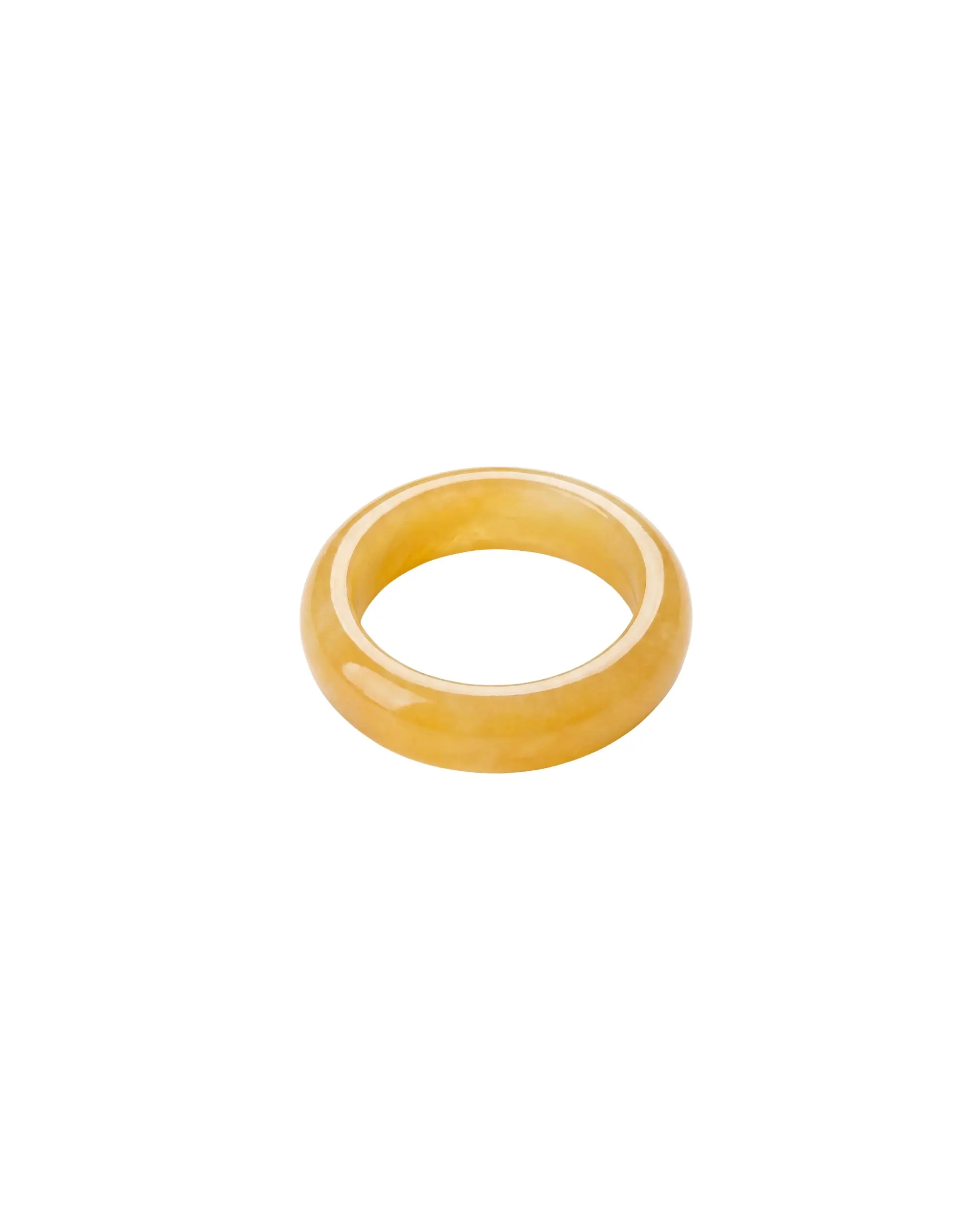 Carrie Yellow Jade Ring