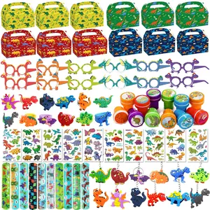84 Pcs Dinosaur Party Favor Packs, Birthday Party Favors, for Kids Toys,Birthday Party Decorations Supplies School Classroom Student Prizes,Treasure Box Pinata Goodie Bag Stuffers,Boy Girl Birthday Supplies for Classroom Prizes