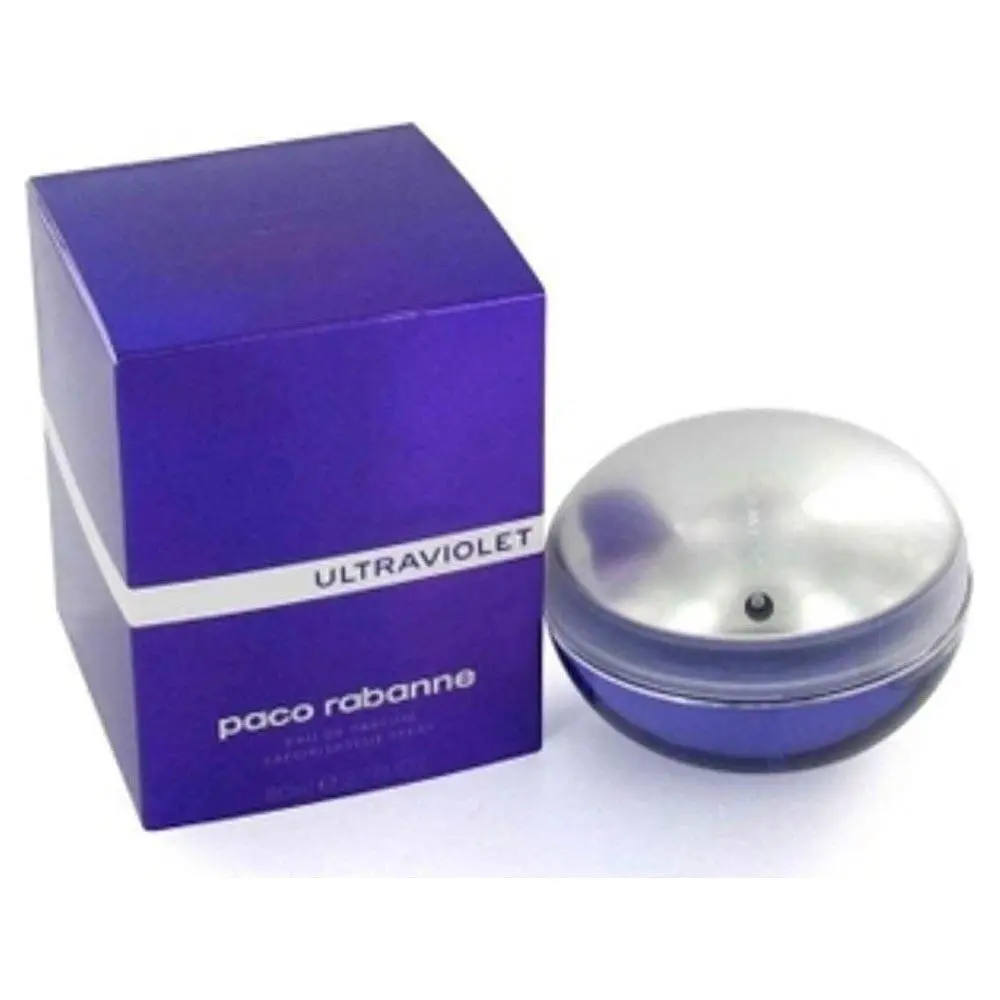 Women's Paco Rabanne ULTRAVIOLET EDP Perfume - 2.8oz Full-Size Pre-Mixed Boxed Floral Oriental Fragrance with Vanilla Amber, Evening Use, Perfumes For Women, Pre-Mixed Women's Fragrance