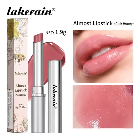 3Pcs Honey Lip Balm - Natural Moisturizer, Lightweight Compact Blend-Easy Balm, Hydrating Lipgloss, Tinted Cosmetic Care for Dry Lips
