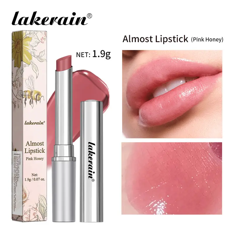 3Pcs Honey Lip Balm - Natural Moisturizer, Lightweight Compact Blend-Easy Balm, Hydrating Lipgloss, Tinted Cosmetic Care for Dry Lips