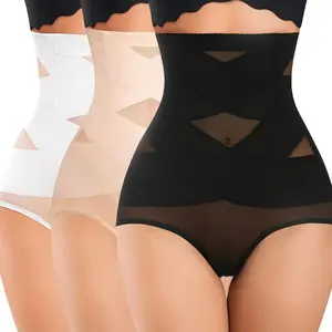 Women Butt Lifter Shapewear High Waist Double Tummy Control Panties Waist Trainer Body Shaper Seamless Underwear Briefs