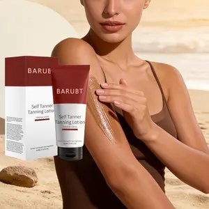 Self-Tanning Lotion (deep ), Dark Tanning Lotion, Summer Outdoor Refreshing Moisturizing Body Care, Gentle Nourishing Skin Treatment, Gradual Body Tan, Sunless Tanning