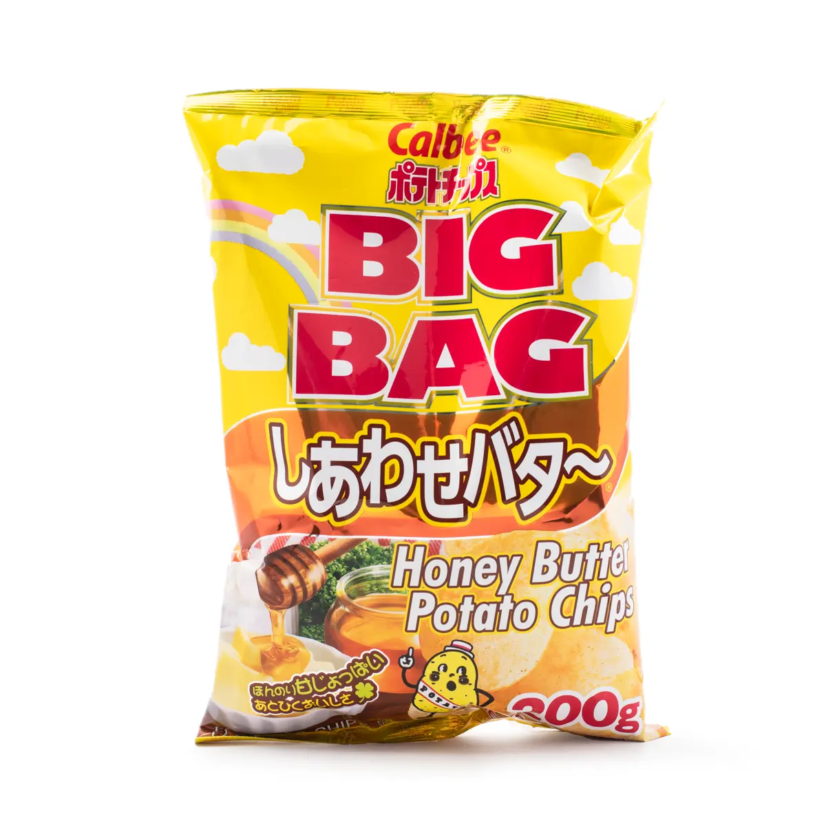 Calbee Potato Chips Honey Butter MEGA Size 200 g Calbee Potato Chips Honey Butter MEGA Size 200 g