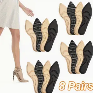 8 Pairs Breathable Shoe Pads, Foot Cushion Inserts, Boot Inserts