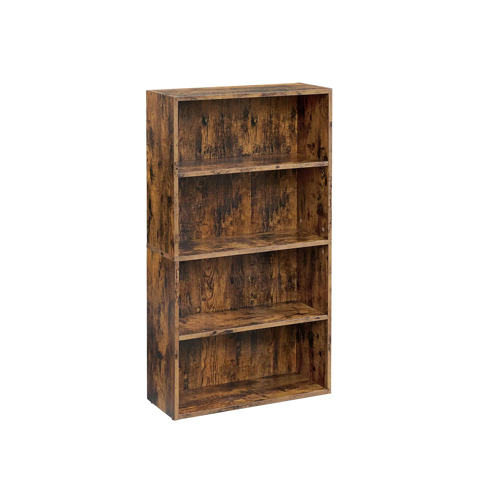 VASAGLE Bookshelf, 23.6 Inches Wide, 4-Tier Open Bookcase with Adjustable Storage Shelves, Floor Standing Unit