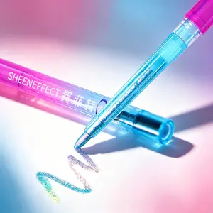 SheenEffect Multichrome Iridescent Metallic Shimmer Gel Eyeliner - Waterproof, Vegan, Long-Lasting, Daily & Festival Makeup, Eyes Cosmetic Gift