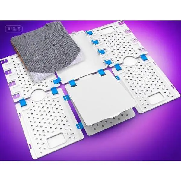 Enlarged Shirt Folding Board for Laundry, Tshirt Organizer with Easy Fold Design, Clothing Folder for Sweaters and Hoodies, Durable Folding Aid for Thick Fabrics, Space-Saving Storage Solution