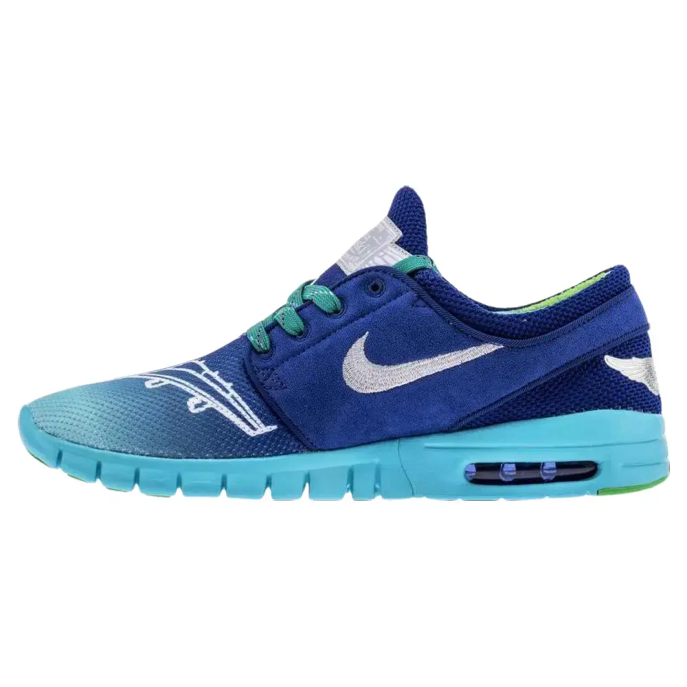 Men's Nike SB Stefan Janoski Max Doernbecher Skate Shoes - Exclusive Doernbecher Bold Graphics, Lace-Up Closure, Max Air Cushioning, Lightweight Mesh for Everyday Comfort, Streetwear Sneaker, Everyday Skates