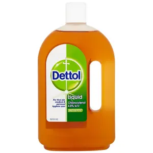 Dettol Antiseptic Disinfectant Liquid for First Aid, Surface Cleaning & Personal Hygiene | Multi-Purpose Germ Protection & Home Essentials | 250ml 500ml 750ml