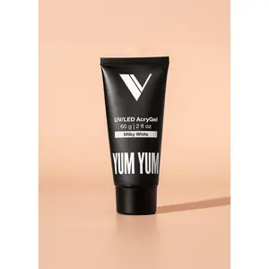 V Beauty Pure AcryGel Milky White | Nail Extension Sculpting Builder Gel Translucent Nail Art