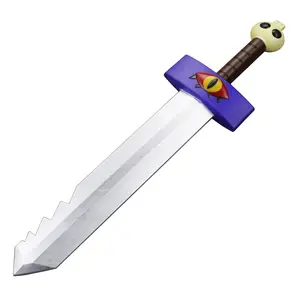 24” Foam Jake’s Sword Adventure Fantasy Time Finn Skull Eye Purple Cosplay Prop